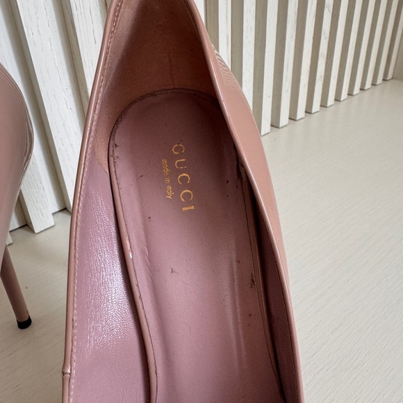 Vintage Gucci Nude Heels - Picture 3 of 6
